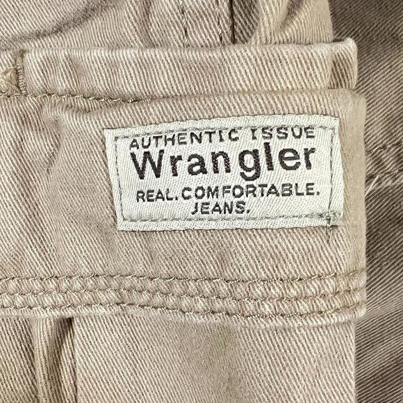 Wrangler Jeans - Men's Size 36 X 32 - Beige Khaki Cargo Classic Authentic Issue - Picture 4 of 10